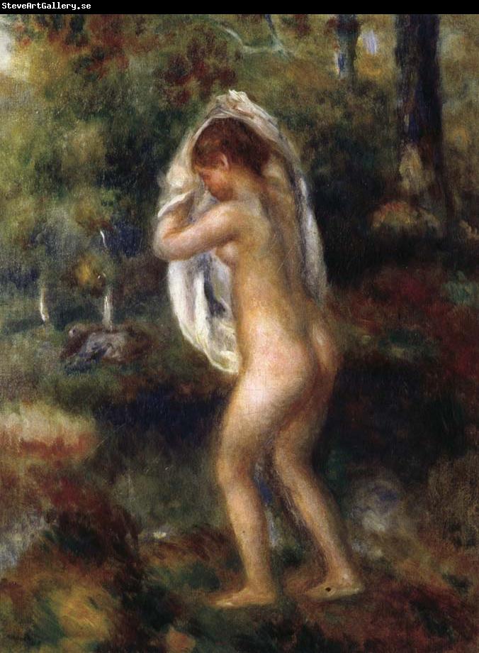 Pierre Renoir Young Girl Undressing